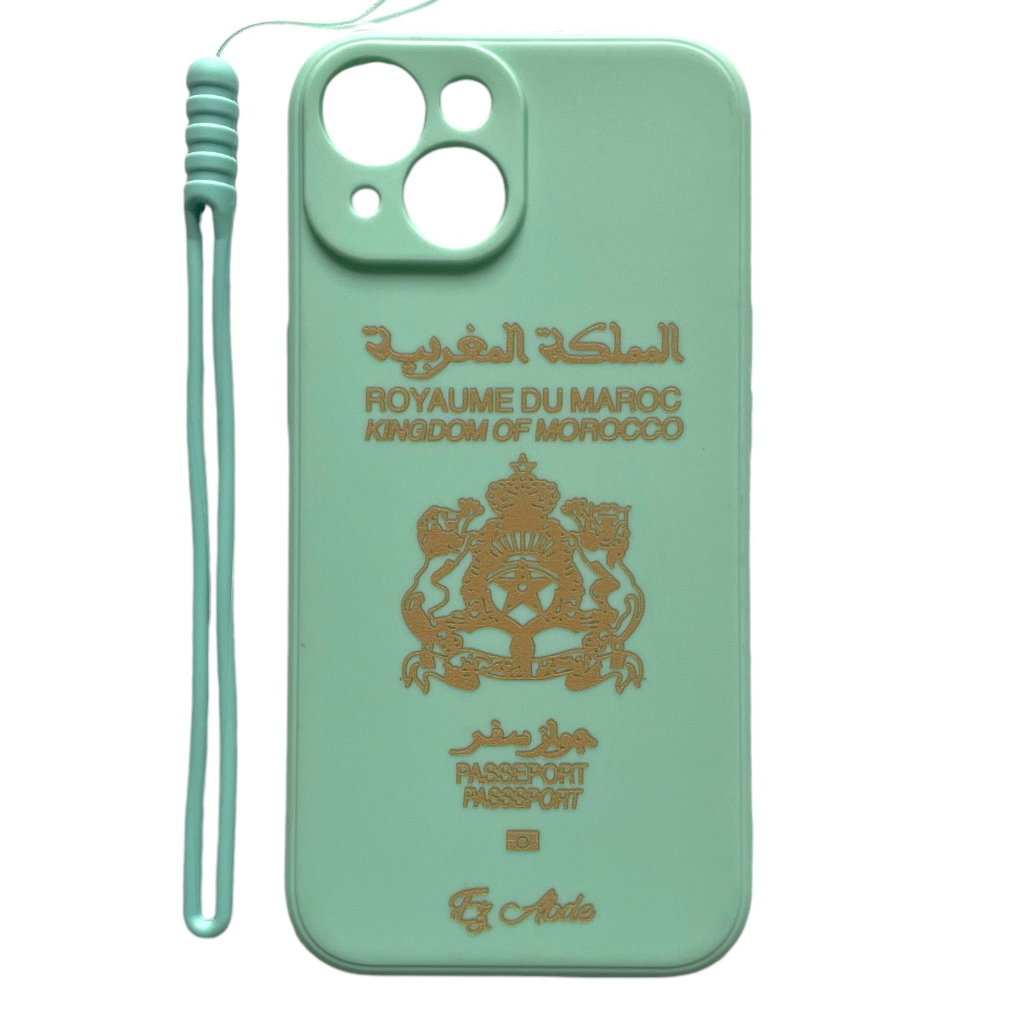 Passeport vert turquoise